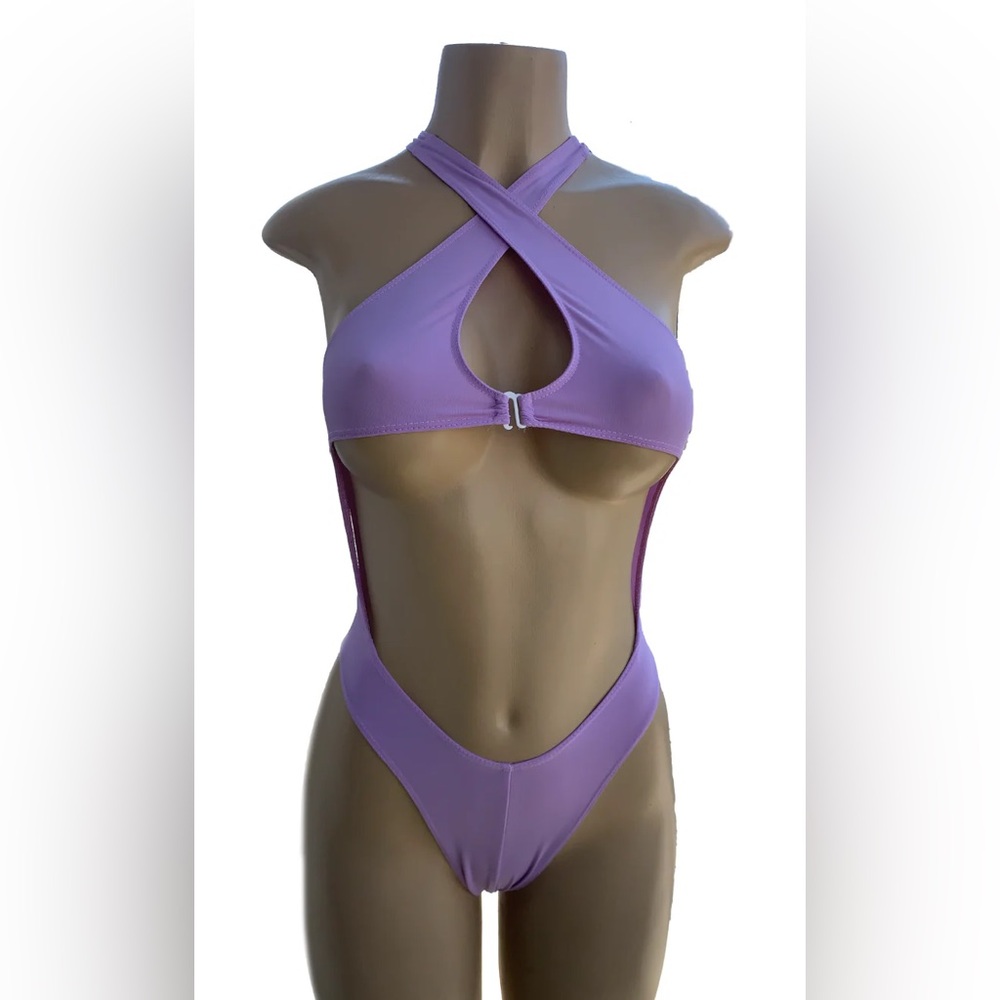 Vibrant Dames lilac bodysuit - dancewear - exotic - small/medium - NWOT